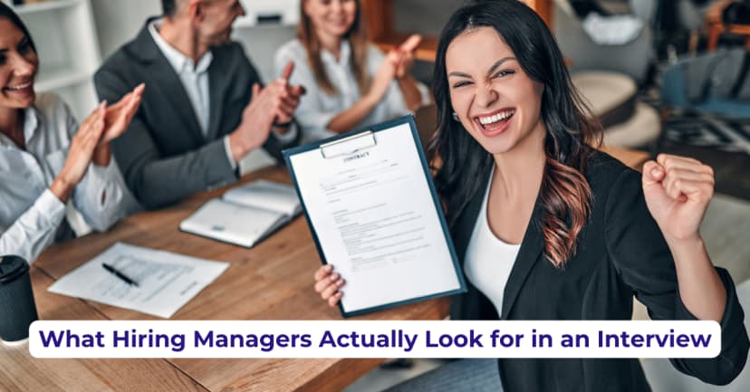 What Hiring Managers Actually Look for in an Interview What Hiring Managers Actually Look for in an Interview